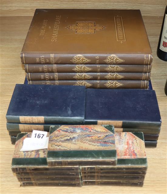 Aldin Poets, 8 vols, British Pets, 9 vols and The Plays of Shakespeare illustrated by Selous, Special Edition & Sir Harveys Works